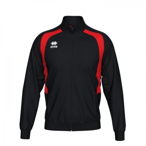 AMEDEO FZ JACKET (BLACK-RED)