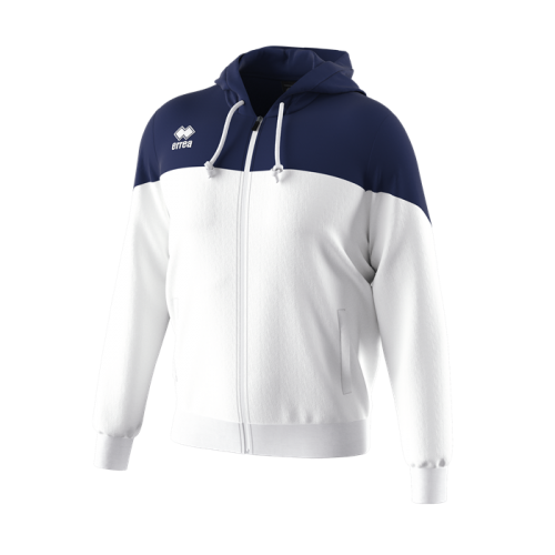 BEN FZ HOODIE (WHITE-NAVY)