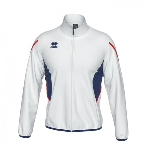 CHRISTOPHER FZ JACKET (WHITE-NAVY-RED)