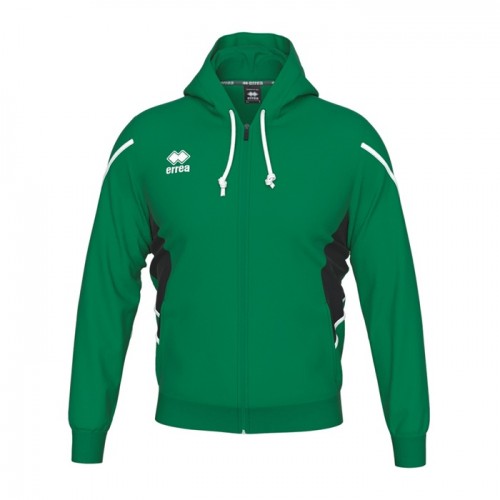 CLANCY FZ HOODIE (GREEN-BLACK-WHITE)
