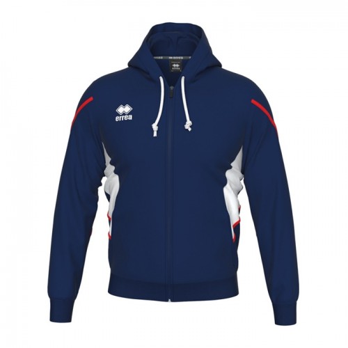 CLANCY FZ HOODIE (NAVY-WHITE-RED)