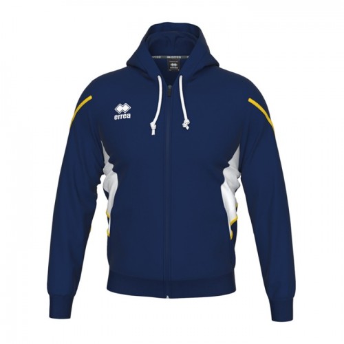 CLANCY FZ HOODIE (NAVY-WHITE-YELLOW)