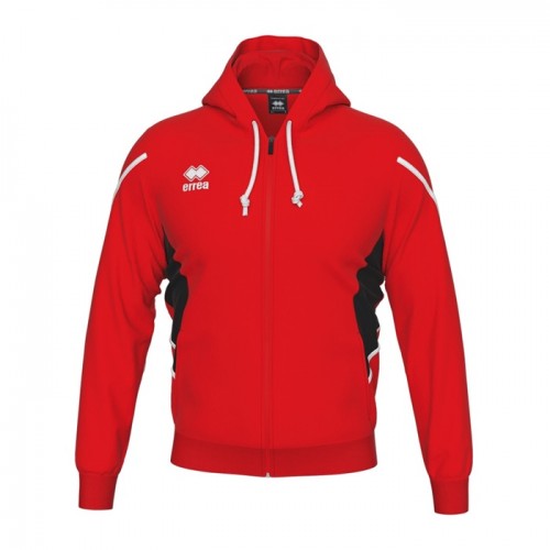 CLANCY FZ HOODIE (RED-BLACK-WHITE)