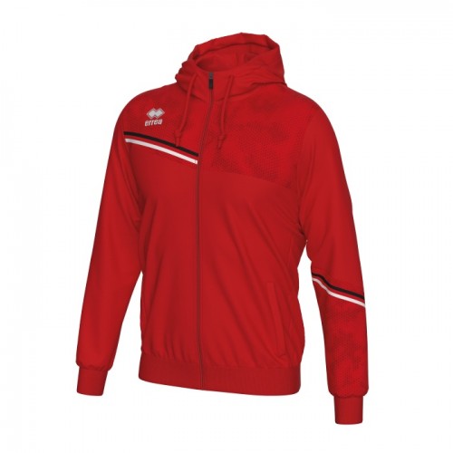 EBER FZ HOODIE (RED-BLACK-WHITE)