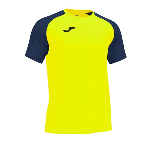 ACADEMY IV SS SHIRT (FLUOR YELLOW-NAVY)