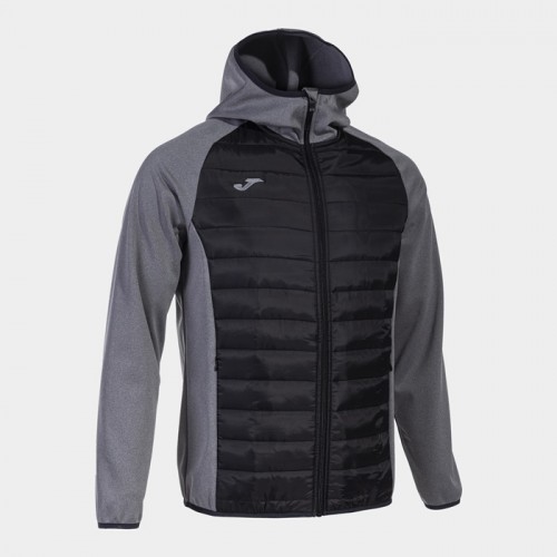 BERNA III SOFT SHELL JACKET (BLACK-MEDIUM GREY)