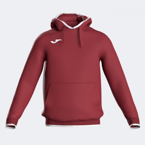 COMBI PREMIUM HOODIE (BURGUNDY-WHITE)