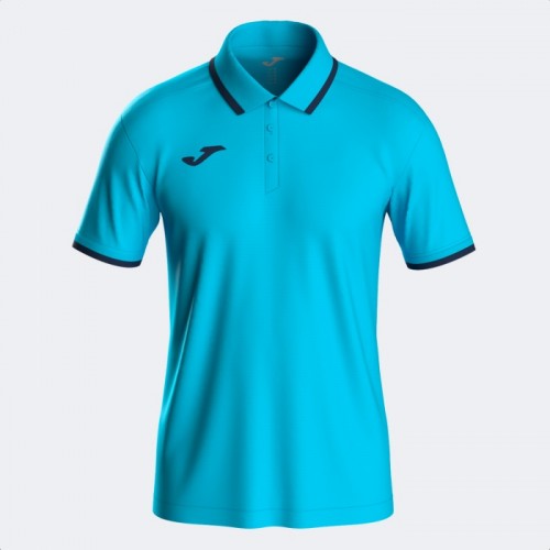 COMBI PREMIUM POLO (FLUOR TURQUOISE-DARK NAVY)