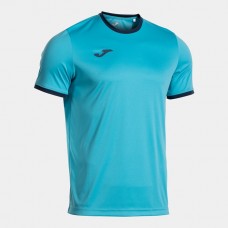 COMBI PREMIUM SS SHIRT (FLUOR TURQUOISE-NAVY)