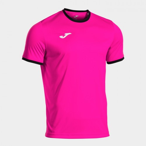 COMBI PREMIUM SS SHIRT (FLUOR PINK-BLACK)