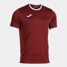 COMBI PREMIUM SS SHIRT (BURGUNDY-WHITE)