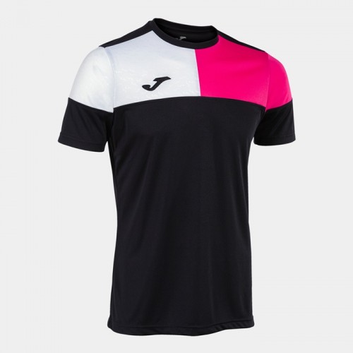 CREW V SHIRT (BLACK-PINK-WHITE)