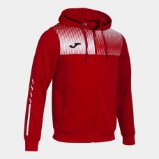 ECO SUPERNOVA FZ HOODIE (RED-WHITE)