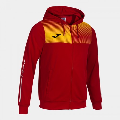 ECO SUPERNOVA FZ HOODIE (RED-YELLOW)