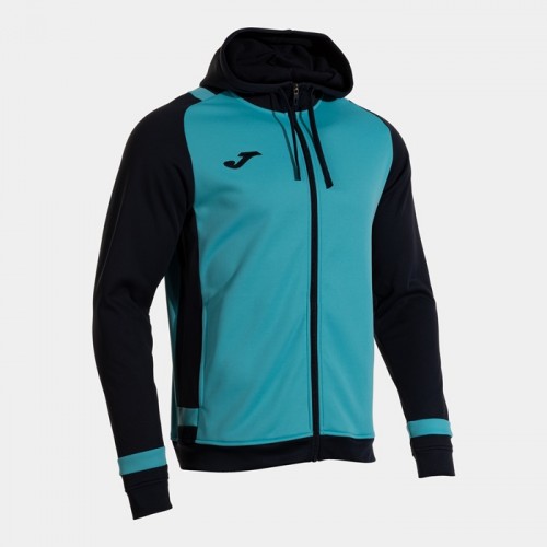 LIDER FZ HOODIE (FLUOR TURQUOISE-NAVY)
