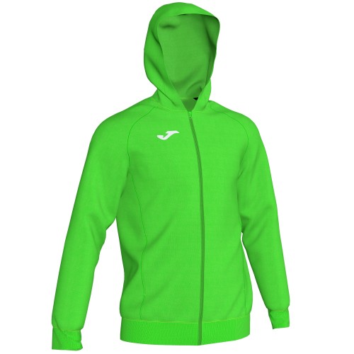 MENFIS HOODED FZ TOP (GREEN FLUOR)