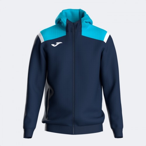 TOLEDO FZ HOODIE (DARK NAVY-FLOUR TURQUOISE)