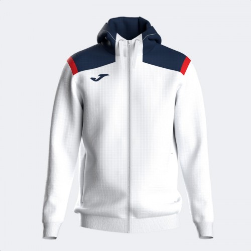 TOLEDO FZ HOODIE (WHITE-DARK NAVY)