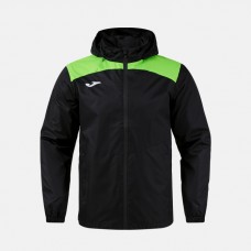 TRIVOR II RAIN JACKET (BLACK-FLUO GREEN)