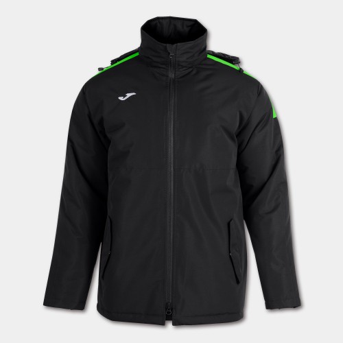 TRIVOR BENCH JACKET (BLACK-GREEN FLUOR)
