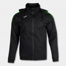 TRIVOR RAIN JACKET (BLACK-GREEN FLUOR)
