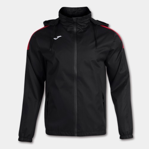 TRIVOR RAIN JACKET (BLACK-RED)