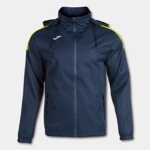 TRIVOR RAIN JACKET (NAVY-YELLOW FLUOR)