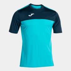WINNER SS SHIRT (FLUOR TURQUOISE-NAVY)