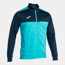 WINNER FZ POLY TOP (FLUOR TURQUOISE-DARK NAVY)