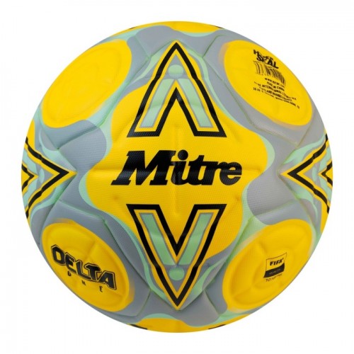 MITRE DELTA ONE MATCH BALL (YELLOW)
