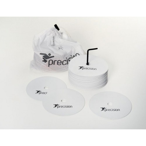 PRECISION ROUND RUBBER MARKER DISCS (WHITE)