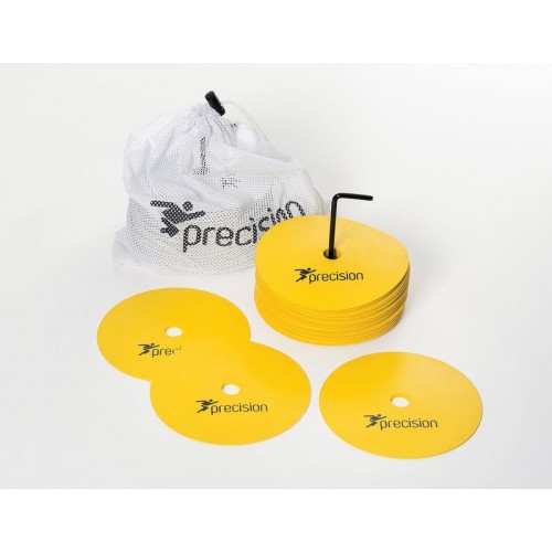 PRECISION ROUND RUBBER MARKER DISCS (YELLOW)
