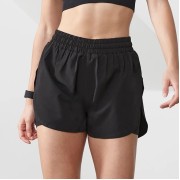 LEYLAND CC TOMBO DOUBLE-LAYER SHORTS - LADIES (BLACK)