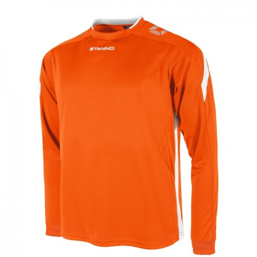 DRIVE LS SHIRT (ORANGE-WHITE)