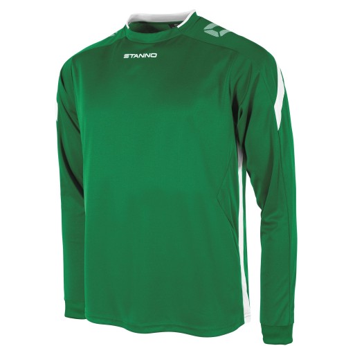 DRIVE LS SHIRT (GREEN-WHITE)