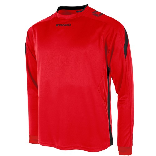 DRIVE LS SHIRT (RED-BLACK)