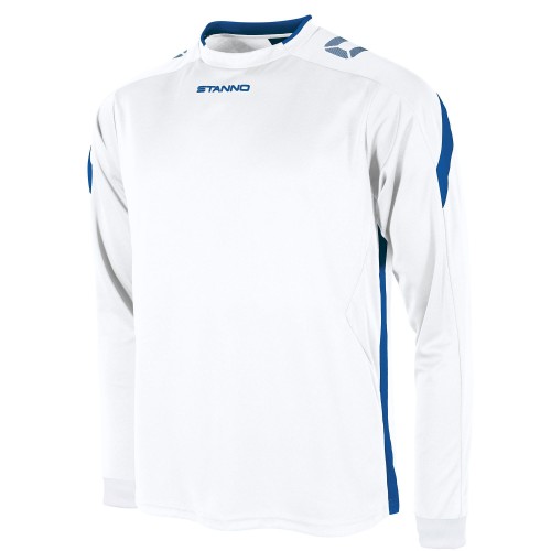 DRIVE LS SHIRT (WHITE-ROYAL)
