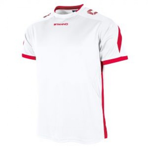 DRIVE SS SHIRT (WHITE-RED)