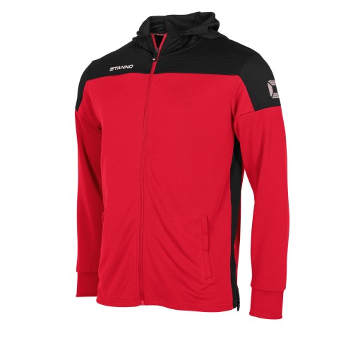 PRIDE FZ HOODED JACKET (RED-BLACK)