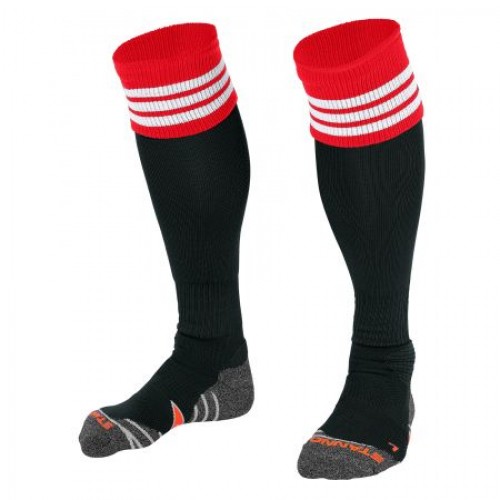 RING SOCKS (BLACK-RED-WHITE)