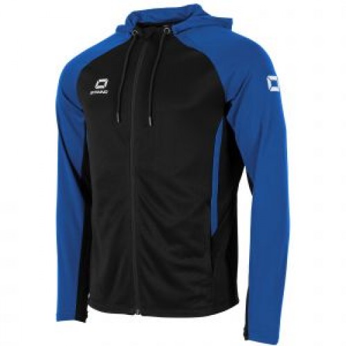 STADIO FZ HOODIE (BLACK-ROYAL)