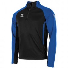 STADIO HALF ZIP TOP (BLACK-ROYAL)