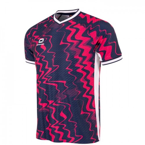 WAVE SHIRT (NAVY-PINK-WHITE)
