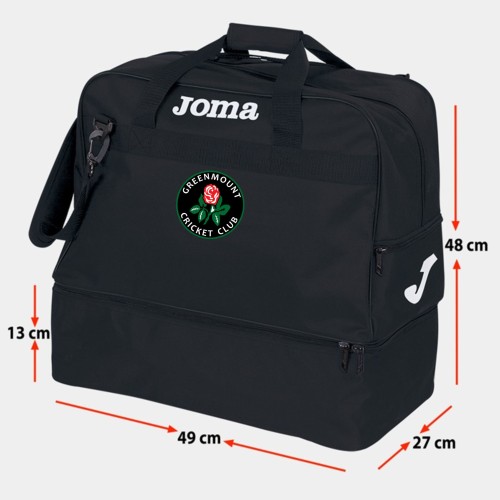 GREENMOUNT CC TRAINING III PLAYERS BAG - LARGE (BLACK)