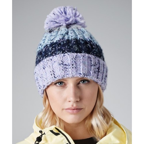 CORKSCREW BOBBLE BEANIE