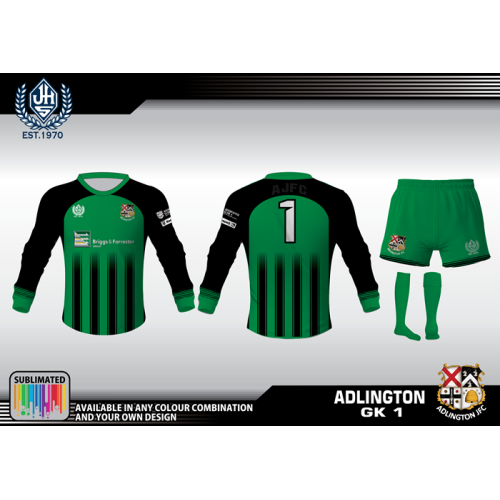 ADLINGTON GOALKEEPER KIT (GREEN) ADLINGTON GOALKEEPER KIT (GREEN)