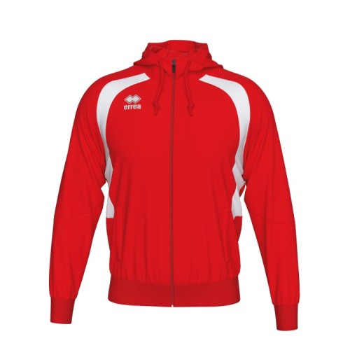 ARIS FZ HOODIE (RED-WHITE)