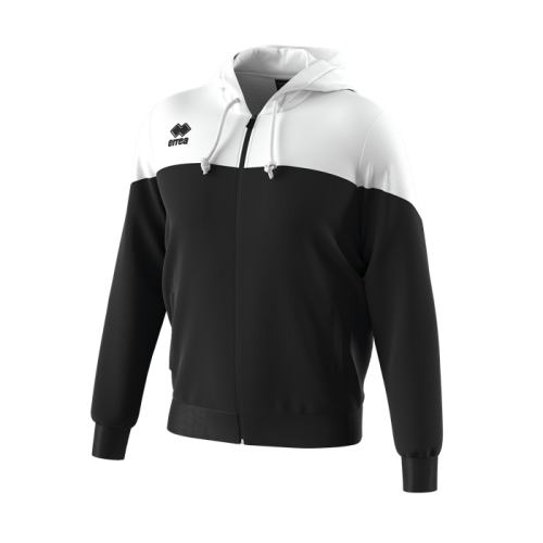 BEN FZ HOODIE (BLACK-WHITE)
