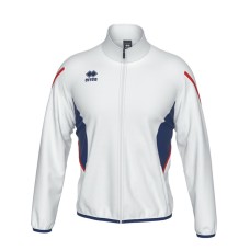 CHRISTOPHER FZ JACKET (WHITE-NAVY-RED)