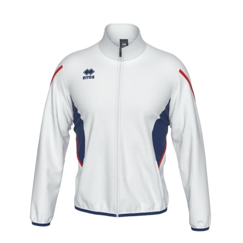 CHRISTOPHER FZ JACKET (WHITE-NAVY-RED)
